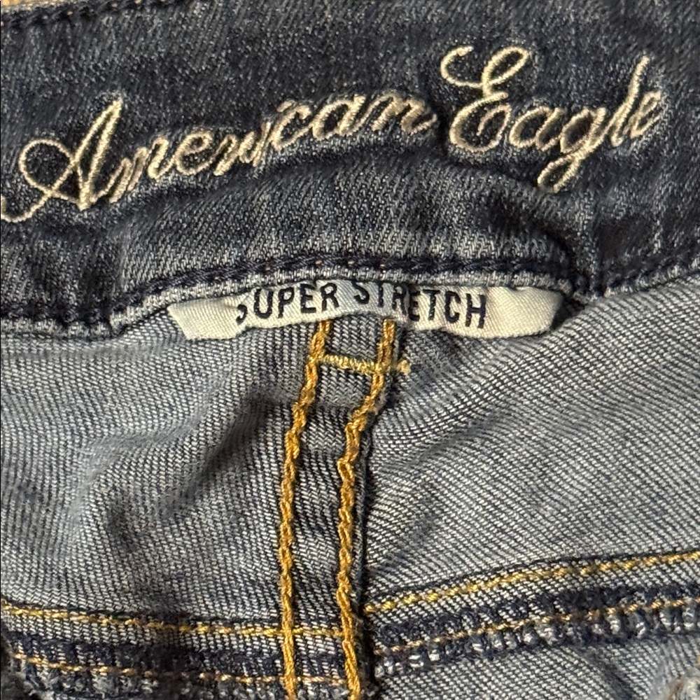 Y2K American Eagle Outfitters Vintage Lowrise Super Soft Boot Cut Jeans 4 Long - Picture 4 of 9